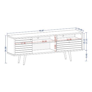 Manhattan Comfort Liberty 70" Mid-Century Modern TV Stand