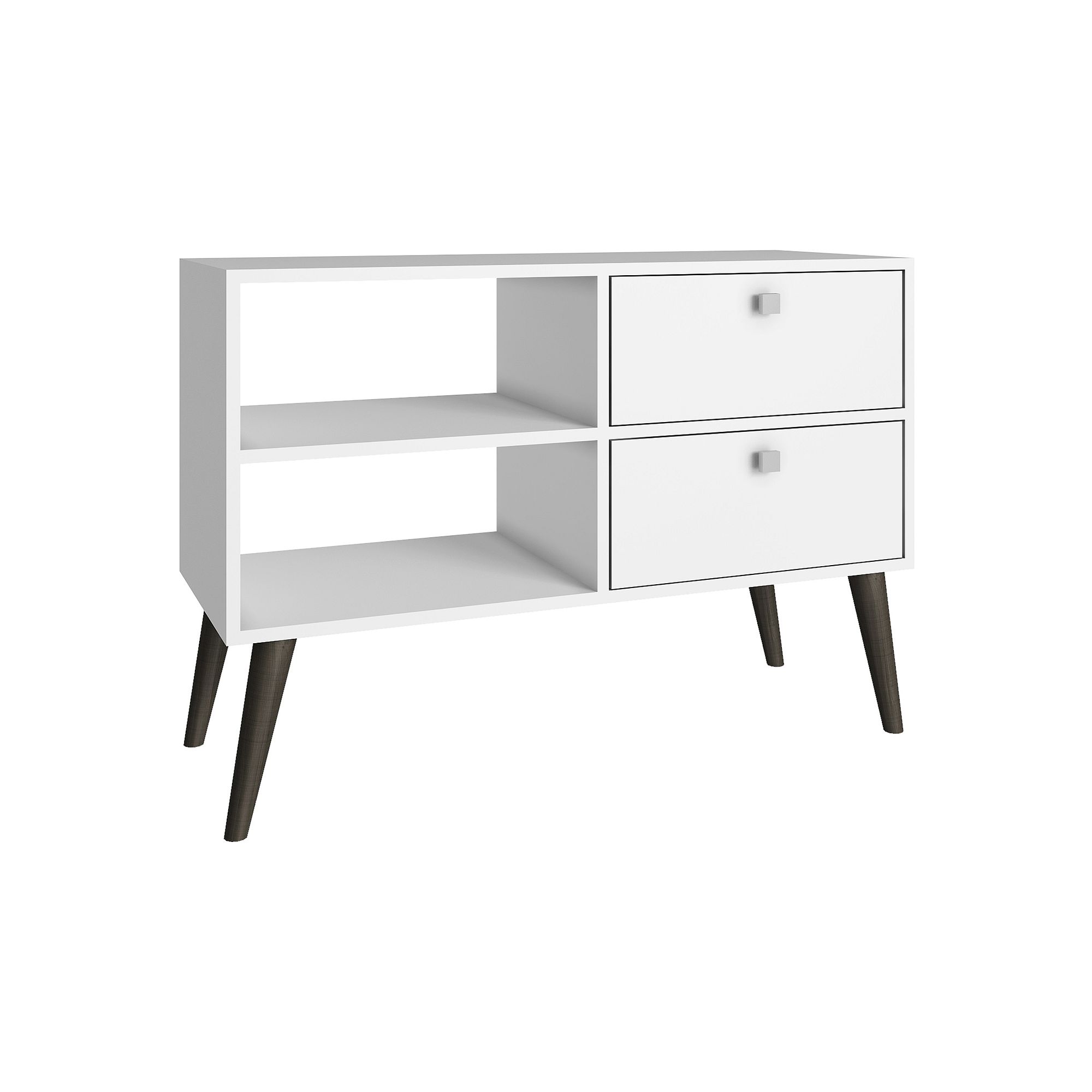 MANHATTAN COMFORT Dalarna TV Stand, White