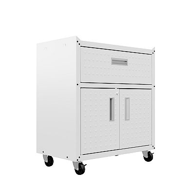 Manhattan Comfort Fortress 31.5" Mobile Garage Cabinet