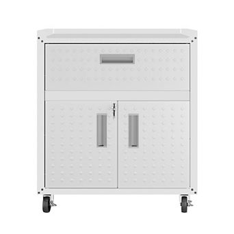 MANHATTAN COMFORT Fortress 31.5" Mobile Garage Cabinet