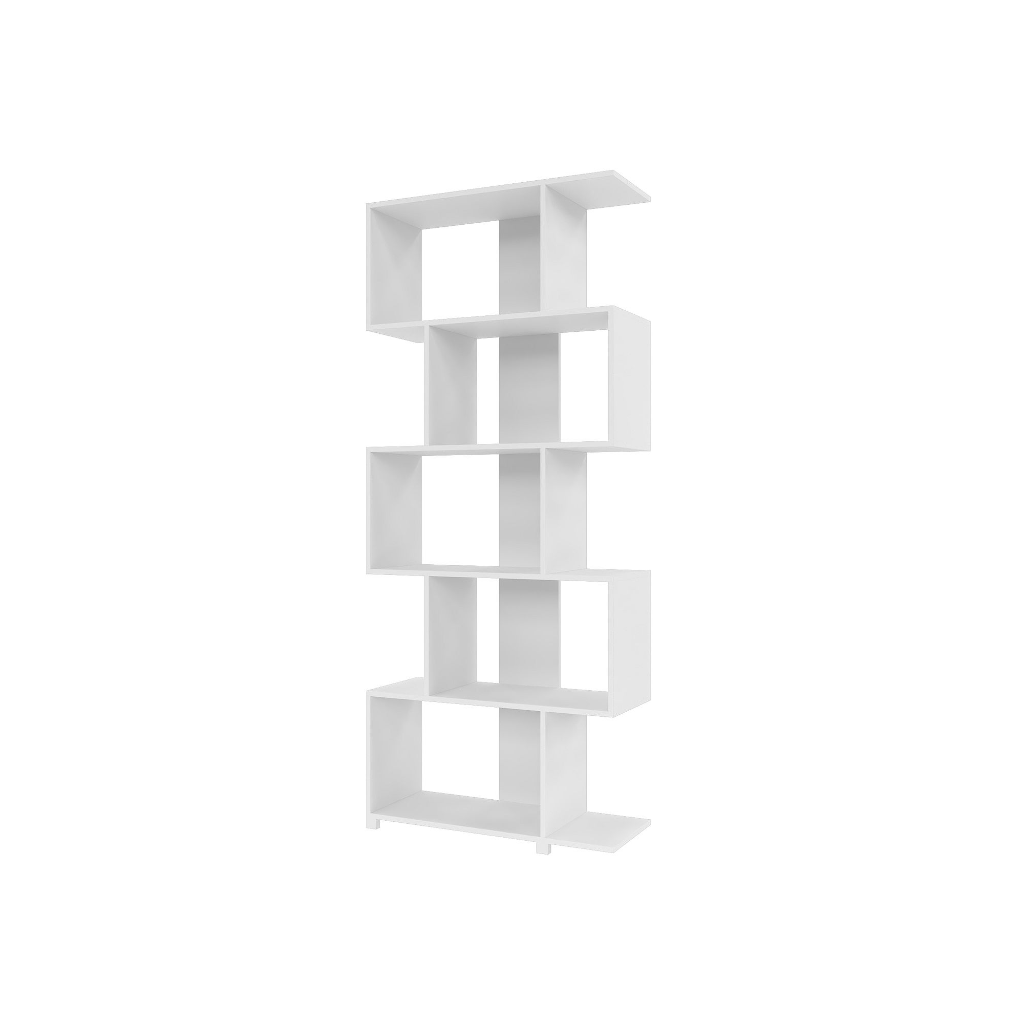 Manhattan Comfort Petrolina Z-Shelf, White