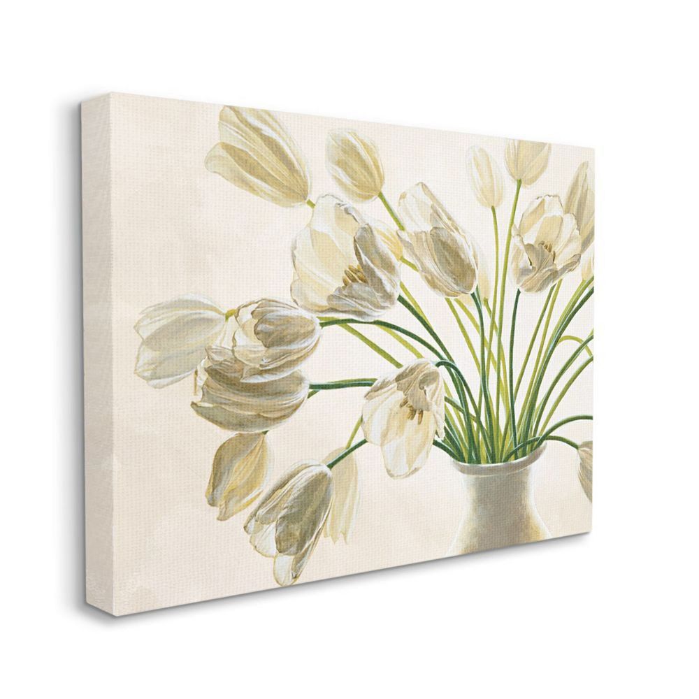 Stupell Home Decor Tranquil Tulip Bouquet Canvas Wall Art