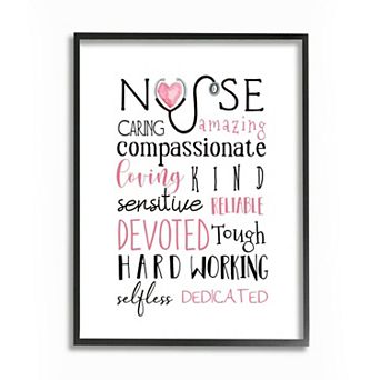 Stupell Home Decor Nurse Framed Wall Art