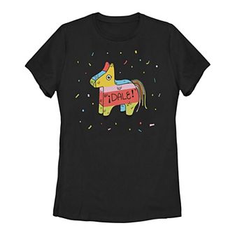 Juniors' Gonzales Dale Pinata Confetti Portrait Tee