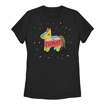 Juniors' Gonzales Dale Pinata Confetti Portrait Tee