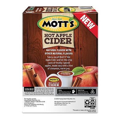 Mott's Hot Apple Cider, Keurig® K-Cup® Pods, 24 Count
