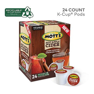 Mott's Hot Apple Cider, Keurig® K-Cup® Pods, 24 Count