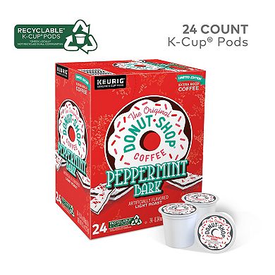 The Original Donut Shop Peppermint Bark Coffee, Keurig® K-Cup® Pods, Light Roast, 24-pack