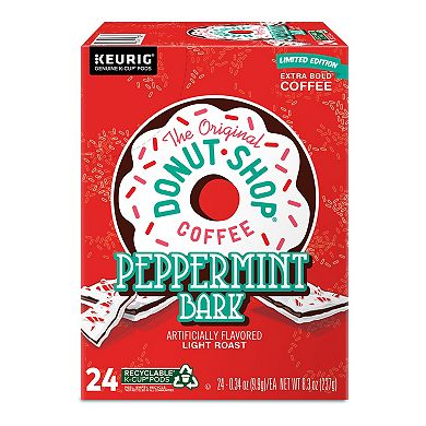 The Original Donut Shop Peppermint Bark Coffee, Keurig® K-Cup® Pods, Light Roast, 24-pack