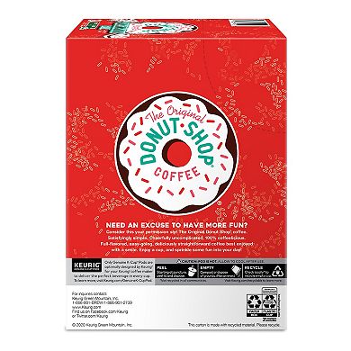 The Original Donut Shop Peppermint Bark Coffee, Keurig® K-Cup® Pods, Light Roast, 24-pack