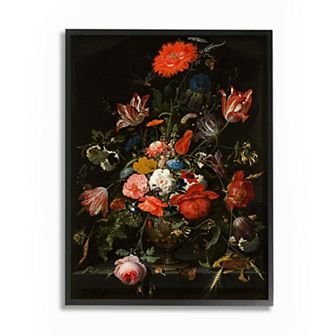 Stupell Home Decor Regal Floral Bouquet Framed Wall Art