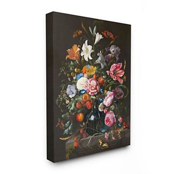 Stupell Home Decor Elegant Floral Bouquet Canvas Wall Art