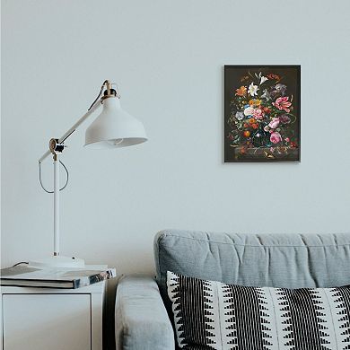 Stupell Home Decor Elegant Floral Bouquet Framed Wall Art