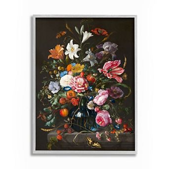 Stupell Home Decor Floral Elegant Bouquet Framed Wall Art