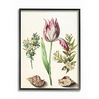 Stupell Home Decor Tropical Floral Framed Wall Art