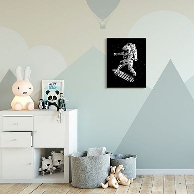 Stupell Home Decor Space Skateboard Astronaut Canvas Wall Art