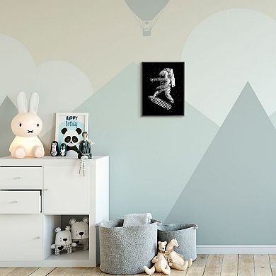Stupell Home Decor Space Skateboard Astronaut Framed Wall Art