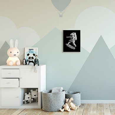 Stupell Home Decor Space Skateboard Astronaut Plaque Wall Art