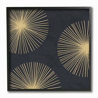Stupell Home Decor Abstract Star Shapes Framed Wall Art