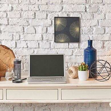 Stupell Home Decor Abstract Star Shapes Framed Wall Art