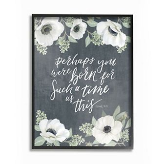 Stupell Home Decor Born For Such A Time Framed Wall Art