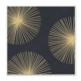 Stupell Home Decor Abstract Round Star Shapes Design Wall Art