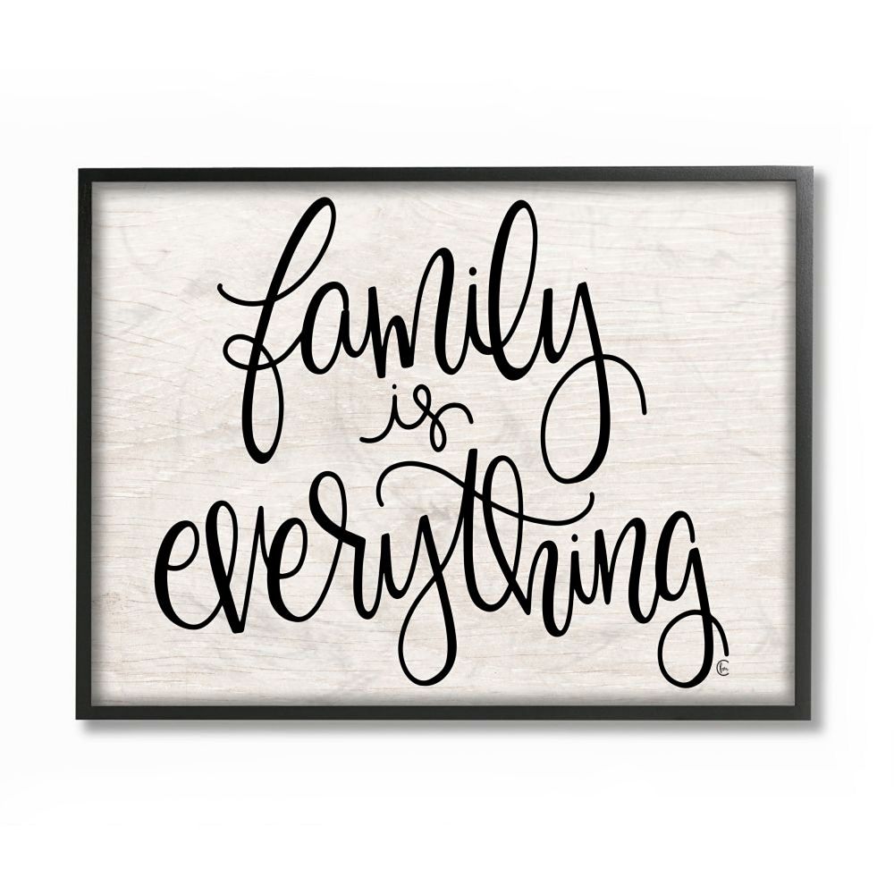 Stupell Home Decor Family Is Everything Framed Wall Art