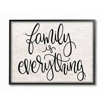 Stupell Home Decor Family Is Everything Framed Wall Art