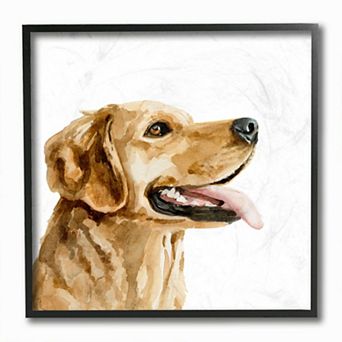 Stupell Home Decor Watercolor Labrador Framed Wall Art