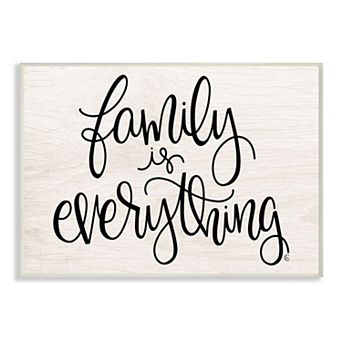 Stupell Home Decor Family Is Everything Plaque Wall Art