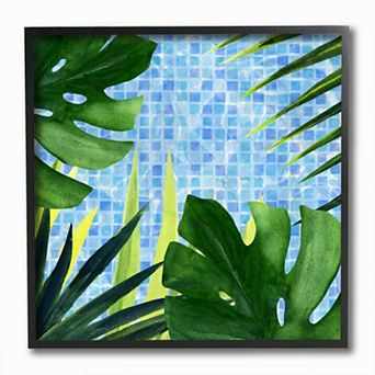 Stupell Home Decor Tropical Poolside Framed Wall Art