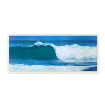 Stupell Home Decor Crested Beach Barrel Wave Wall Art