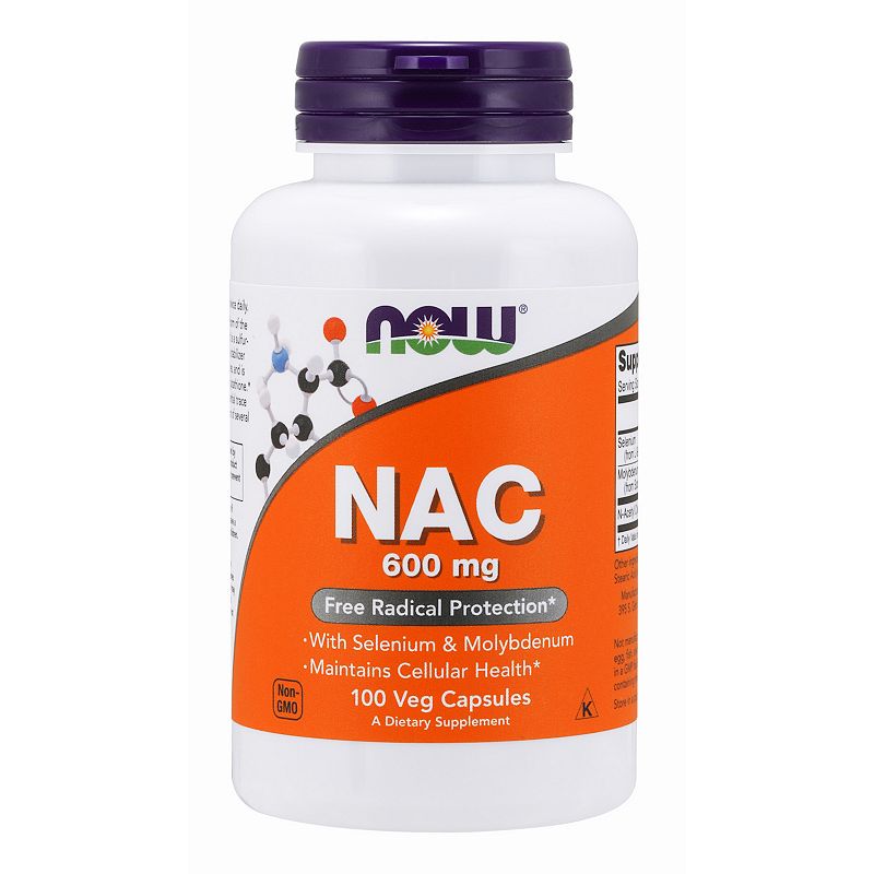 UPC 733739000859 product image for NOW Foods NAC 600 mg - 100 Veg Capsules, Multicolor, 100 CT | upcitemdb.com