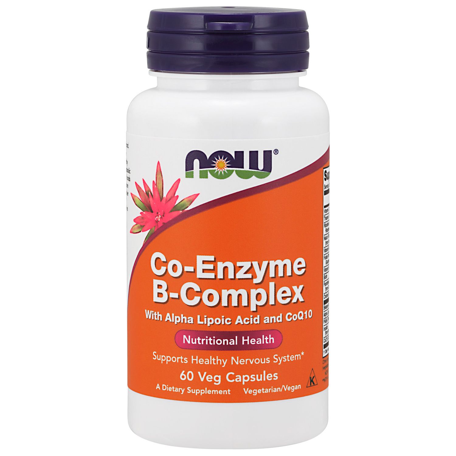 NOW Foods Co-Enzyme B-Complex - 60 Veg Capsules