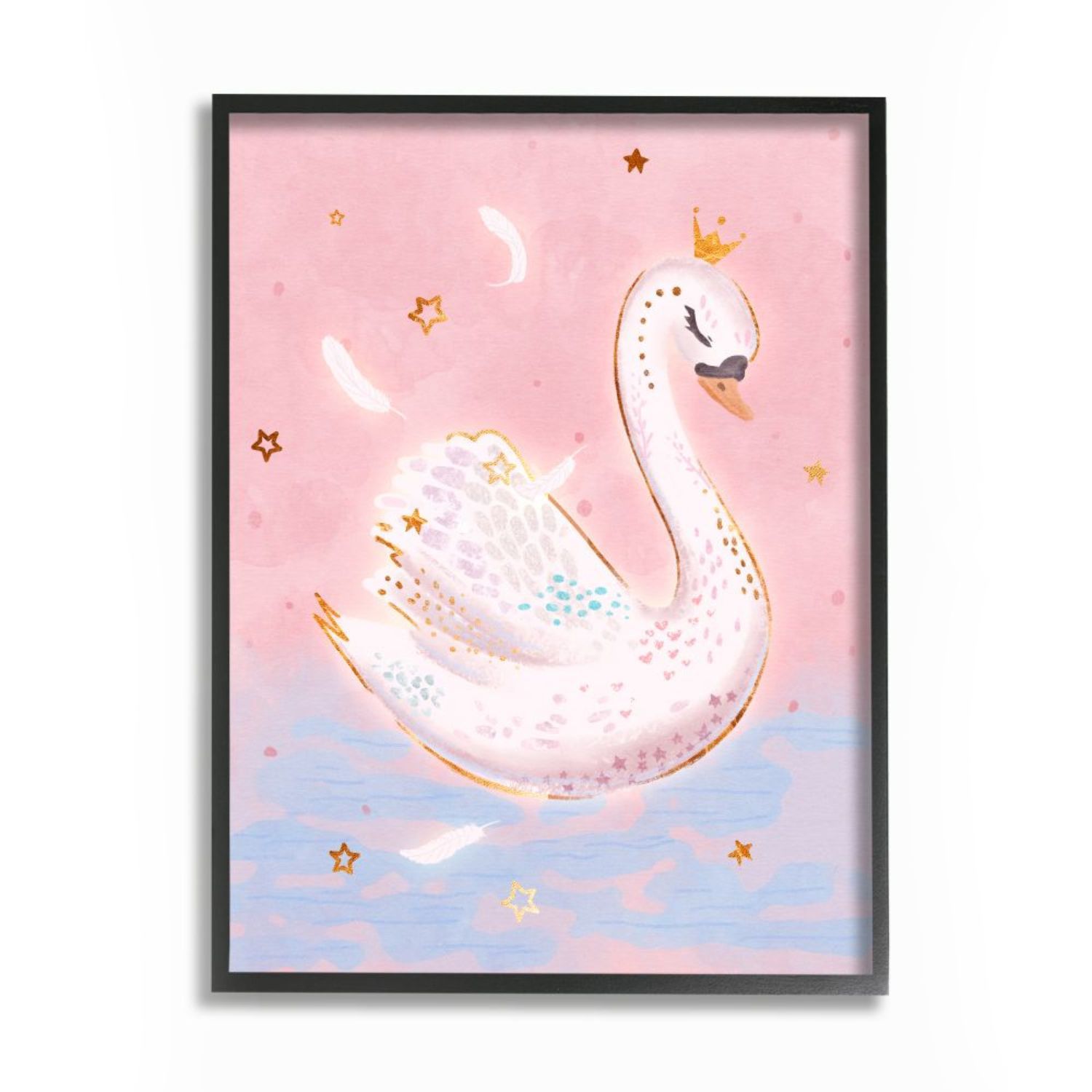 Full Square Diamond Canvas Swan Animals Home Wall Decor - Temu