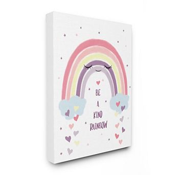 Stupell Home Decor Kind Rainbow Canvas Wall Art