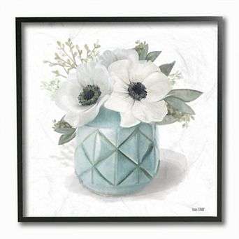 Stupell Home Decor White Country Floral Framed Wall Art