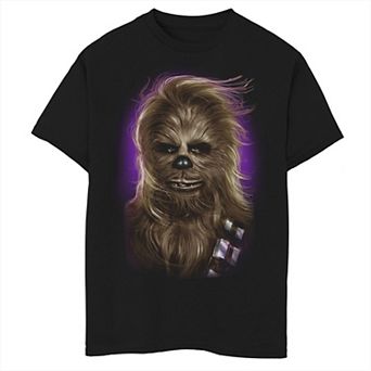 Boys 6-20 Star Wars Chewbacca Wavy Portrait Graphic Tee