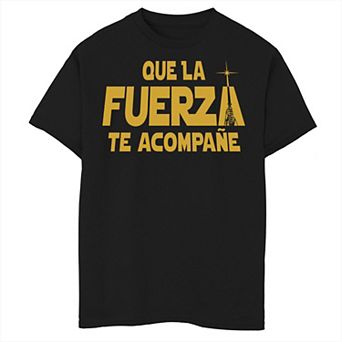 Boys' 8-20 Star Wars Que La Fuerza Te Acompane Graphic Tee