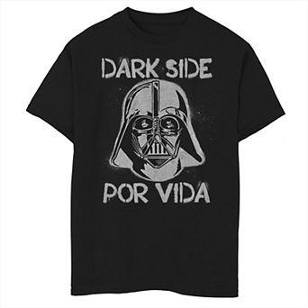 Boys' 8-20 Star Wars Vader Dark Side Por Vida Graphic Tee