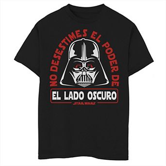 Boys 6-20 Star Wars No Desestimes El Poder De El Lado Oscuro Graphic Tee
