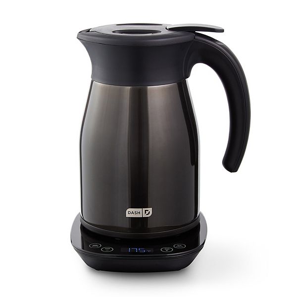 Dash Electric Kettle + Water Heater with Rapid Boil, Cool Touch Handle,  Cordless Carafe, No Drip Spout + Auto Shut off for Coffee, Tea, Espresso 