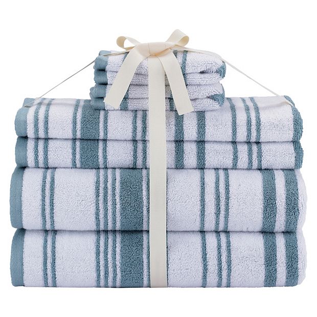 Sonoma Goods For Life® Hygro Farmhouse Stripe 6-Piece Bath Towel Set