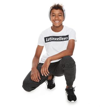 Boys 6-20 Gonzales Latinxellence Bordered Text Tee