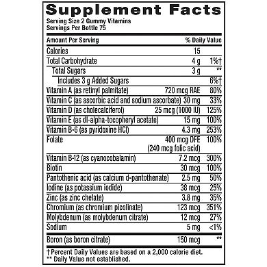 vitafusion Men's Gummy Vitamins - 150 Count