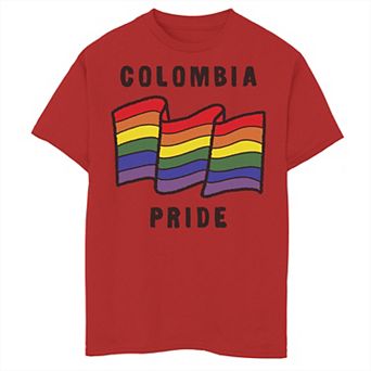 Boys 6-20 Gonzales Colombia Sketched Flag Tee
