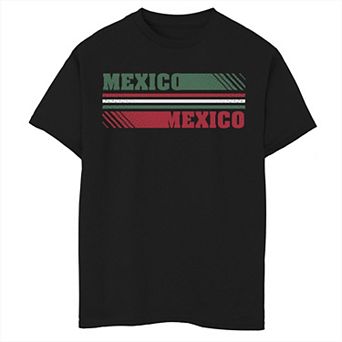 Boys 6-20 Gonzales Mexico Colorful Word Stack Tee