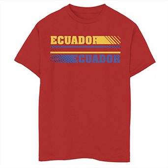 Boys 6-20 Gonzales Ecuador Colorful Word Stack Tee