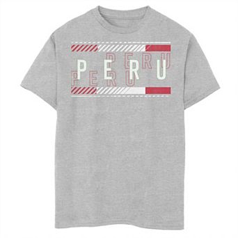 Boys 6-20 Gonzales Peru Text Overlay Tee