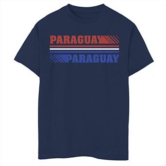 Boys 6-20 Gonzales Paraguay Colorful Word Stack Tee